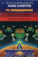 TI Invaders TI-99/4a, 1981 AN ARCADE GAME CARTRIDGE  COPIED MANUAL TESTED