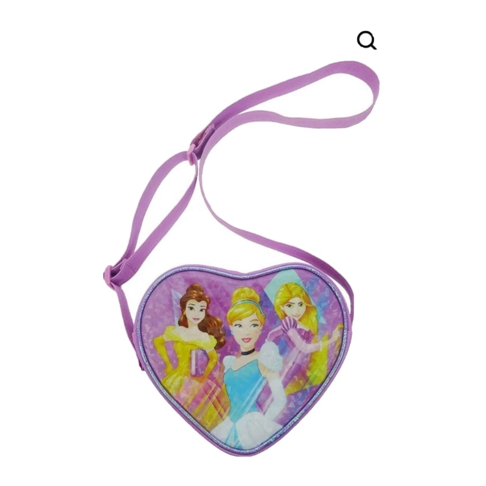 Disney Prinzessin Charaktere Mädchen Kinder Herzform Schultertasche Neu mit Etikett