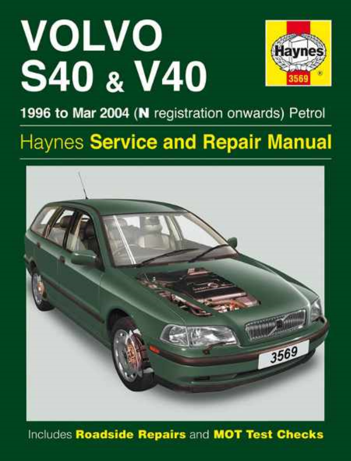 Volvo S40 V40 GDI Petrol 1996-2004 Haynes Workshop Manual New Service & Repair