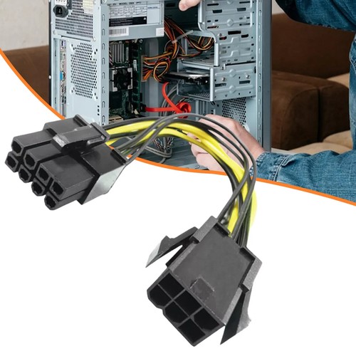 6-pin to 8-pin PCI Express Power Converter Cable For GPU Video Card PCIE 20cm - Picture 5 of 9