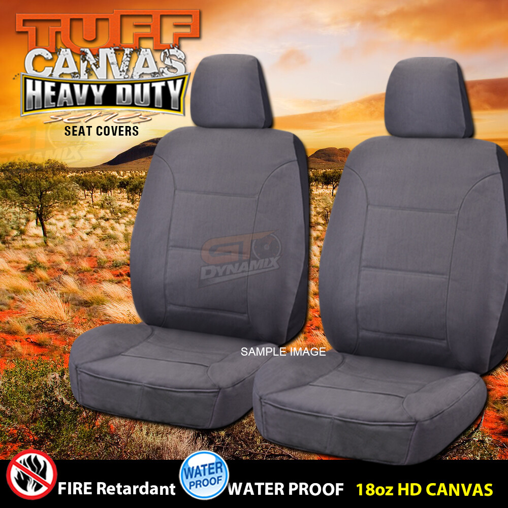 TUFF HD Canvas Seat Covers for LANDCRUISER 200 Series GXL 3Row SET 8/