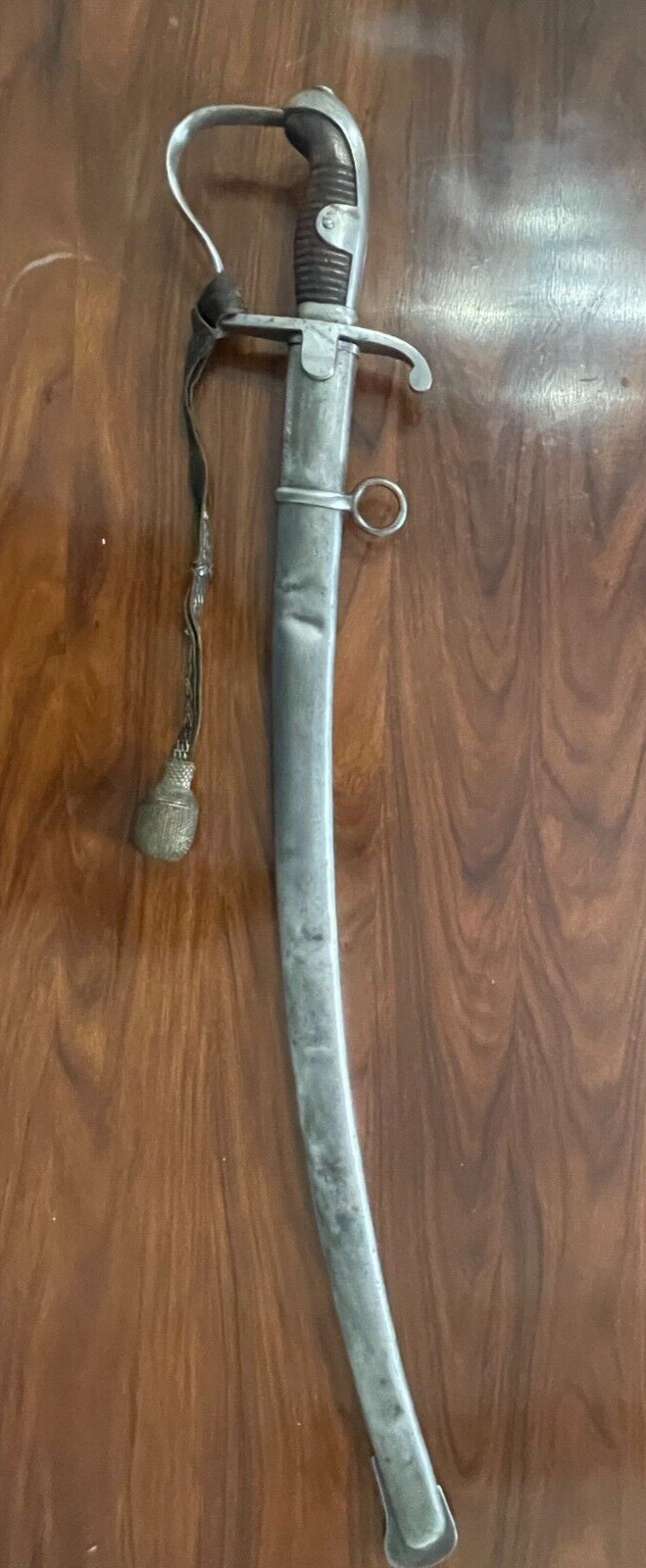 ESPADA SABLE CABALLERÍA PESADA "BLUCHER" PRUSIANA ANTIGUA - HOJA IMPRESIONANTE LIMPIA