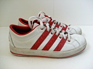 adidas trainers red stripe