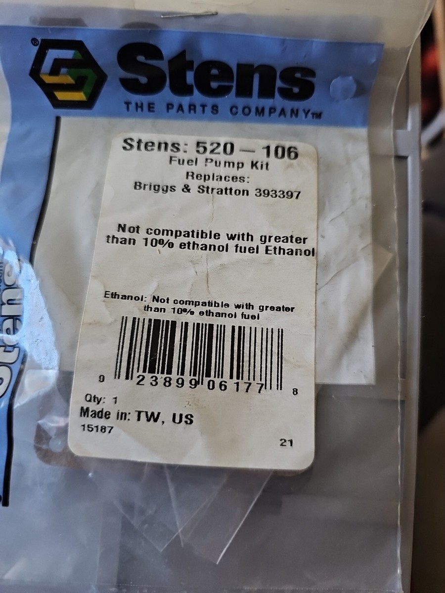 n.　400i② Stens 520-106 393397 Fuel Pump Kit 253400-255400 4004 253412-0111