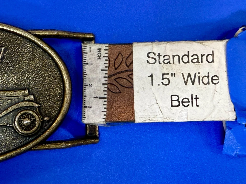 Chevrolet Chevy Car Collectors Vintage Belt Buckle by RJR RJ Roberts Co. - Image 4 of 4