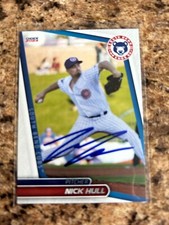 Nick Hull Signed 2024 South Bend Cubs Team Set Auto Chicago Cubs Rc # 23