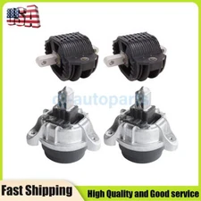 L+R Engine Automatic Transmission Motor Mount Kit For BMW F07 F10 F11 528i 520i