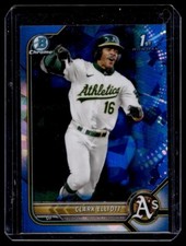 2022 Bowman Chrome Sapphire Clark Elliott Oakland Athletics #BDC-85