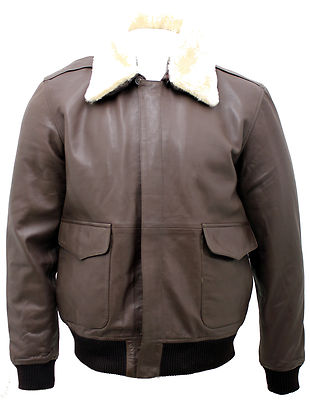 Blouson Cuir Bomber Cuir Marron Homme Veste Bomber En Cuir Nappa