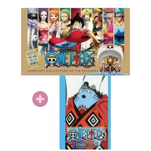 DVD ANIME ONE PIECE COMPLETE COLLECTION OF 720+ TV SERIES 721-800 EPISODES  (DHL