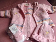 New Lovely Clayeux  Full outfit, Dress/coat/socks and  hat. age 12/18 months