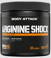 Body Attack Arginine Shock - 180 Kapseln (107,04 Eur/Kg)