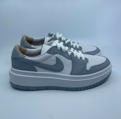 Air Jordan 1 Elevate Low White Wolf Grey DH7004-100 Women Size 12 Men Size 10.5