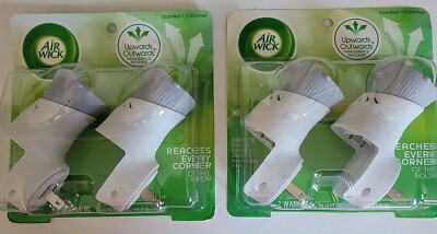 4 Packs Air Wick Scented Oil Air Freshener Warmer= 8 count/ Dented Outer Package