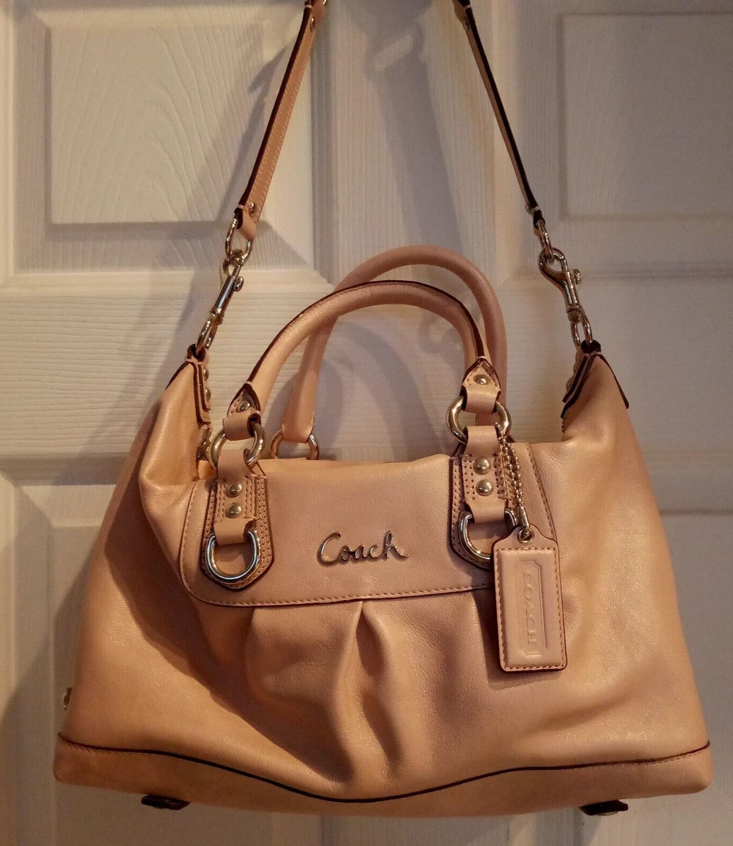Pale pink shop coach purse