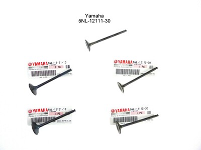 OEM YAMAHA Valves set 3 x intake 2 x exhaust YZ 25