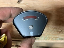 1966 1967 GTO Temperature Gauge Warning Light Housing Inner Bezel #1