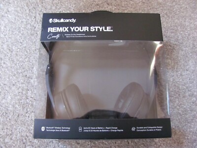 Brand New Skullcandy Cassette Wireless On-Ear Headphones   Black (S5CSW-M448)