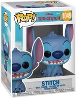 Lilo & Stitch Smiling Seated Stitch POP Disney #1045 Vinyl Figur Funko