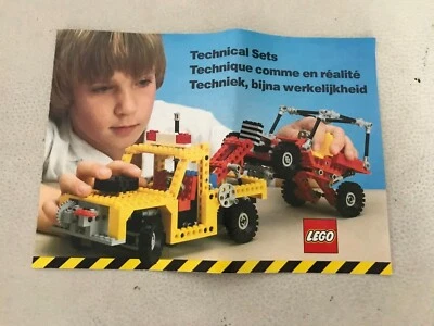 LEGO: Folleto Catálogo 1982 - Technic Set - Imagen 1 de 2