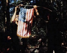 Soldiers raise American Flag on Hill No. 927 8"x 10" Vietnam War Photo 212