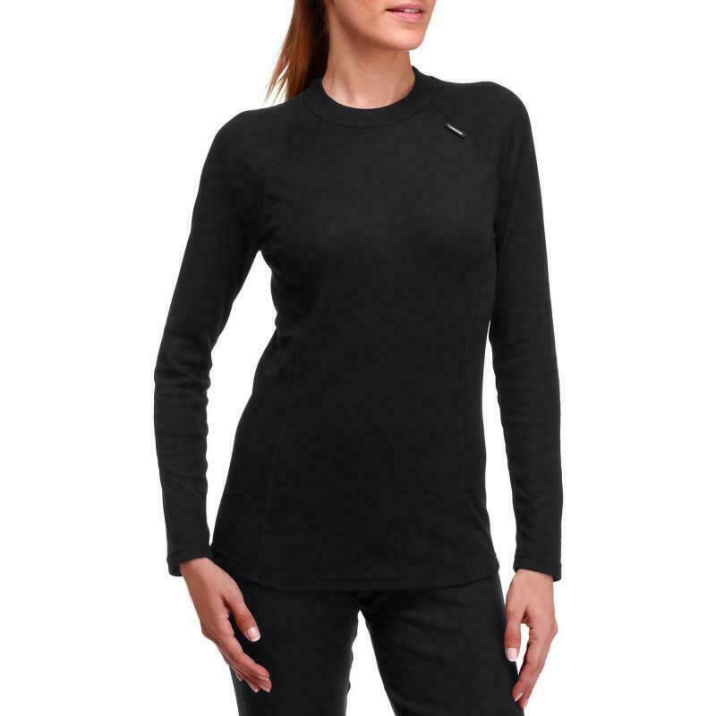 WEDZE SIMPLE WARM WOMEN'S TOP XXL BLACK SKIING Snow Sports Base Layer