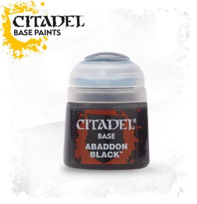 Abaddon Black Base Citadel Paint Warhammer 40K Age of Sigmar NEW