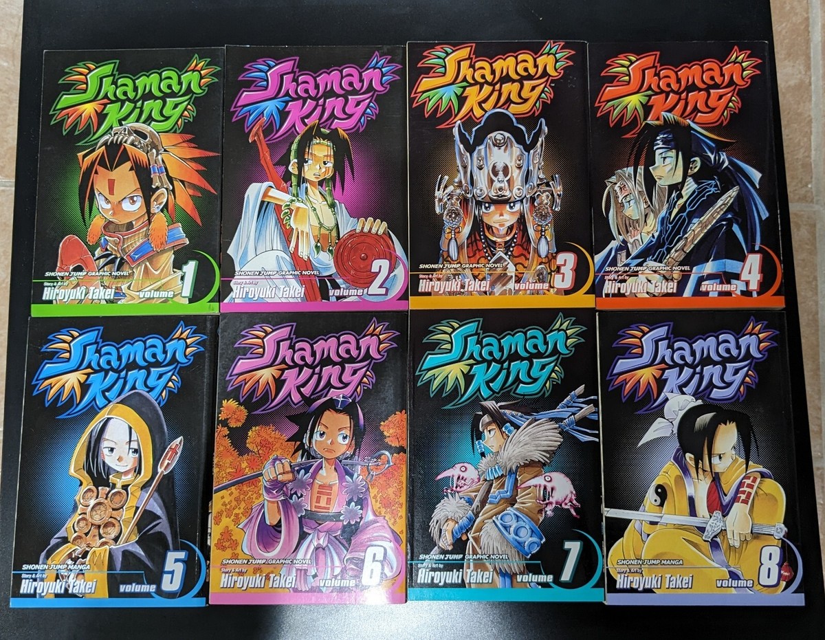 Shaman King Manga English Volume 1-32 Complete Set Excellent