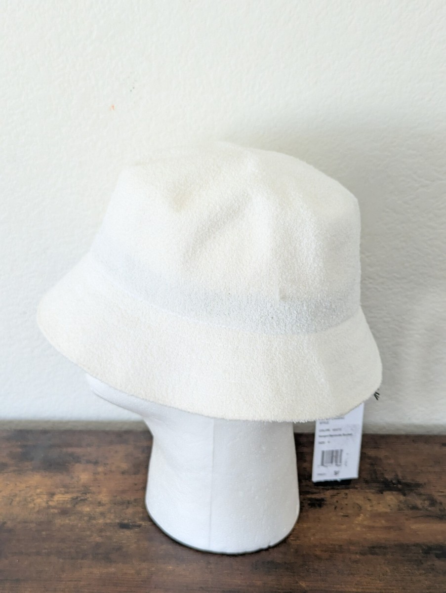 Kangol Bucket Hat Size Small White Bermuda Hip Hop 80s 90s