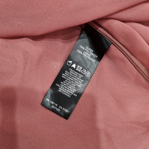 Women's size 12 'FOREVER NEW' Gorgeous dusty rose frill detail blouse top - EUC - Picture 7 of 7