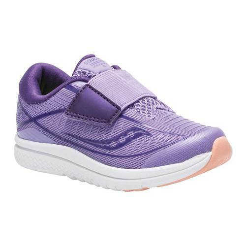 Saucony Kinvara 10 JR infants Sneaker, Purple/White Size M New
