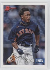2021 Bowman Heritage Prospects Image Swap Variation Pedro Leon #152 0u17