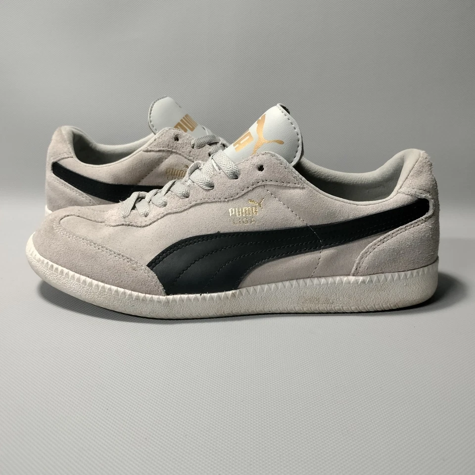 Puma Liga Suede Gray Black Sneakers Shoes Mens Size 8.5 357842 07 - Image 3 of 4