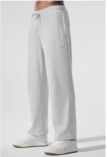 $138 ALO YOGA  Elevate Waffle-Weave Straight Leg Pants EUC/sz M