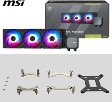 MSI MAG Coreliquid A13 360 Black - AIO ARGB Liquid Cooling - 360mm Radiator -