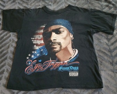 Vintage Y2K Snoop Dogg Ego Trippin Rap Tee Shirt Adult L 2-Sided Fade