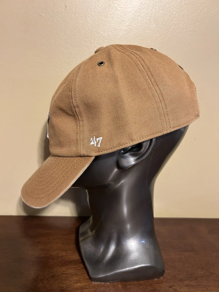 Houston Astros Alternate Carhartt x '47 Clean Up Hat Duck Cloth Brown NEW SAMPLE - Image 2 of 4
