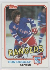 1981-82 Topps Ron Duguay #96E 1s7