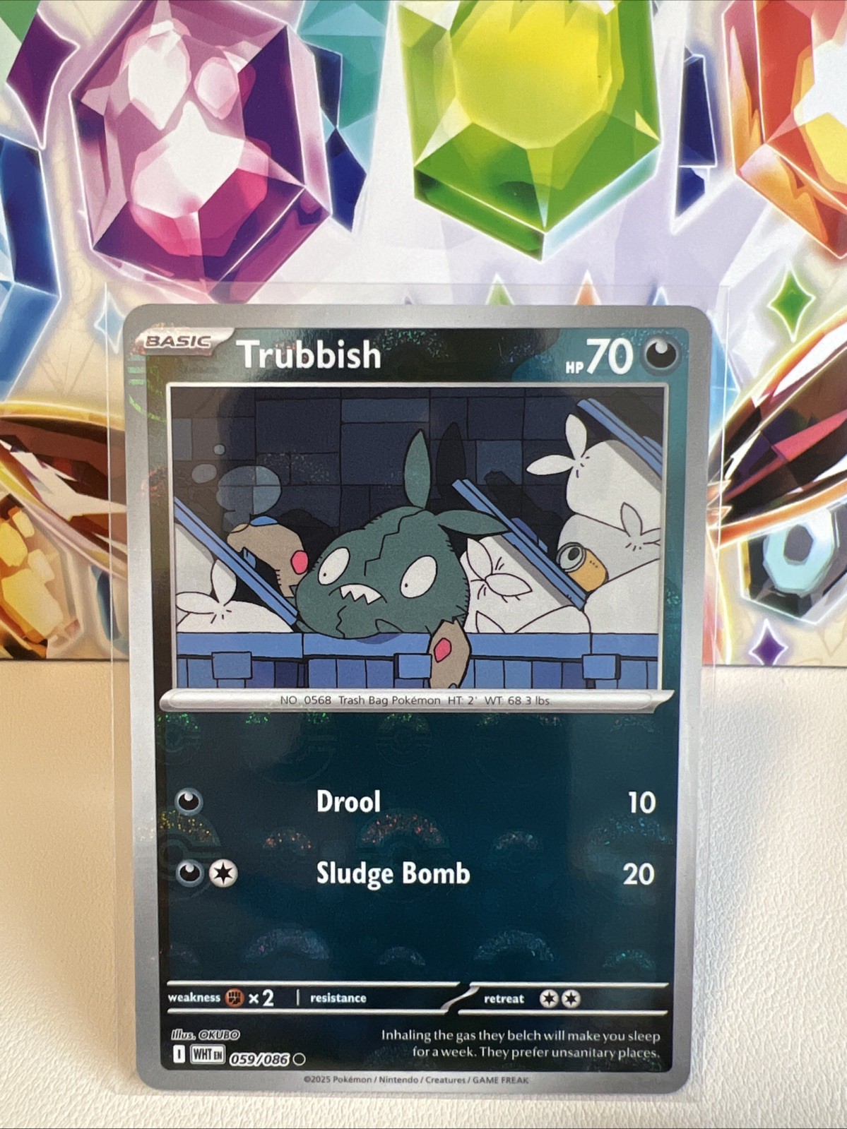 Trubbish 059/086 Poke Ball Reverse Common - Pokémon TCG S&V White Flare - NM