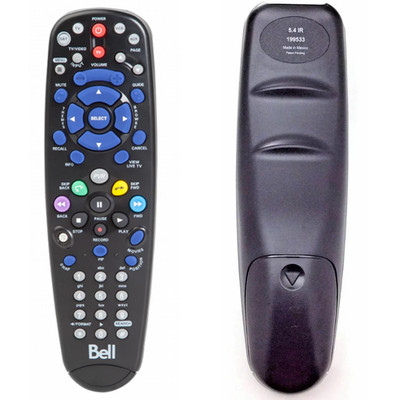 BELL Satellite Remote Control TV HD PVR 5.4 IR   Used, Fully Tested