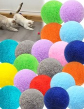 40-Pack Cat Balls Fun Interactive Toys Indoor Kittens Playtime Assorted Plastic