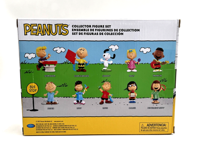 Peanuts Charlie Brown Collector Figure Set Snoopy Lucy Sally Patty