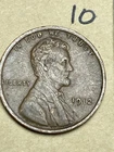 1912 (P) LINCOLN WHEAT CENT, "EXTREMELY FINE" condition #10