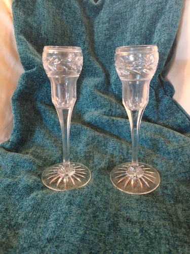 Vintage Ralf Lauren crystal candle holders - Picture 1 of 4
