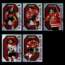 2021 Upper Deck Tim Hortons Team Canada Canadas Captains Lot 5 Hockey Cards NM