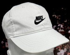 Nike Swoosh Toddler Club Cap Strap Back Hat Size 2T-4T. Black And White
