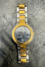 GUCCI 8900L Watch 26mm Quartz Black Dial Gold/UNISEX/VINTAGE/USED