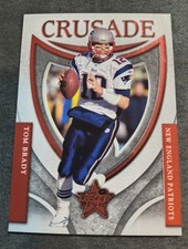 2007 Leaf Rookies & Stars Crusade Tom Brady #C-10 Red /1000