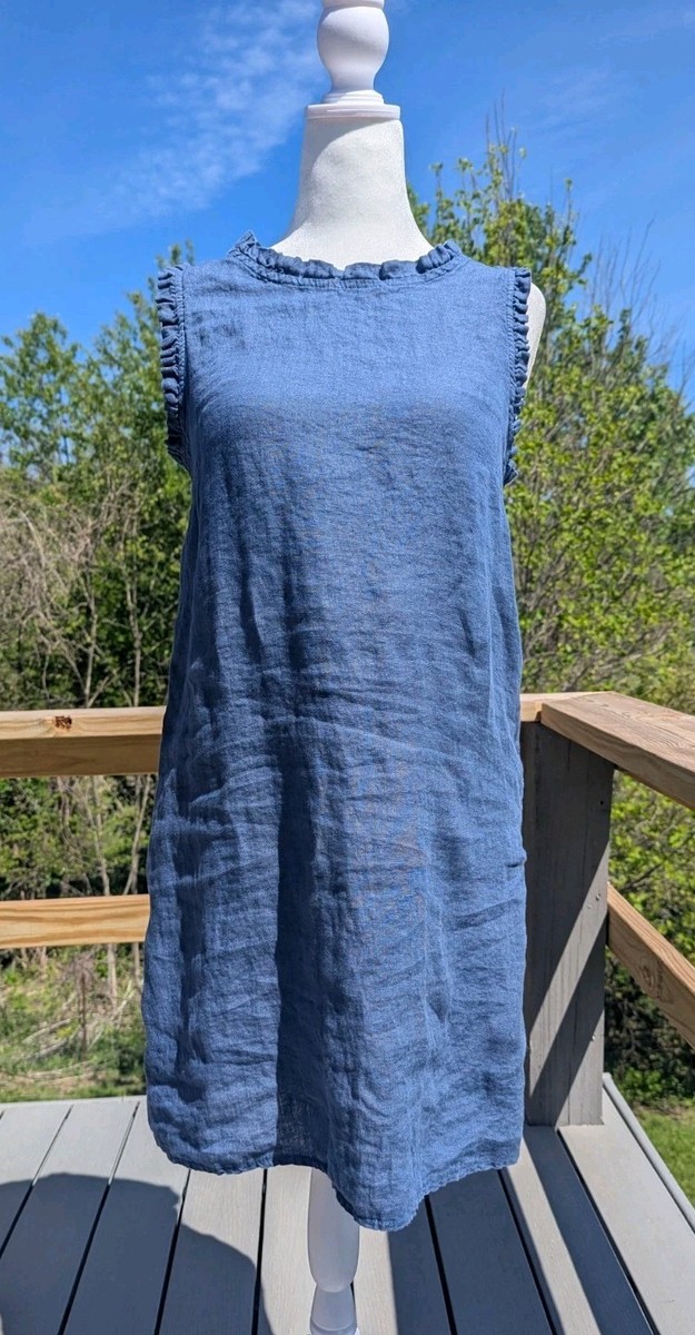 blue orchid linen dress Blue Lily Orchid Risabelle Dress