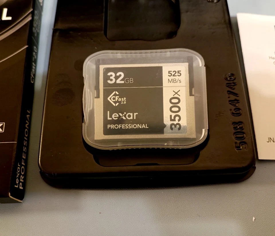 n.2 Lexar Professional CFast 2.0 32 GB Sata3 3500x 4K Disponibili 22 pezzi! - Image 3 of 4